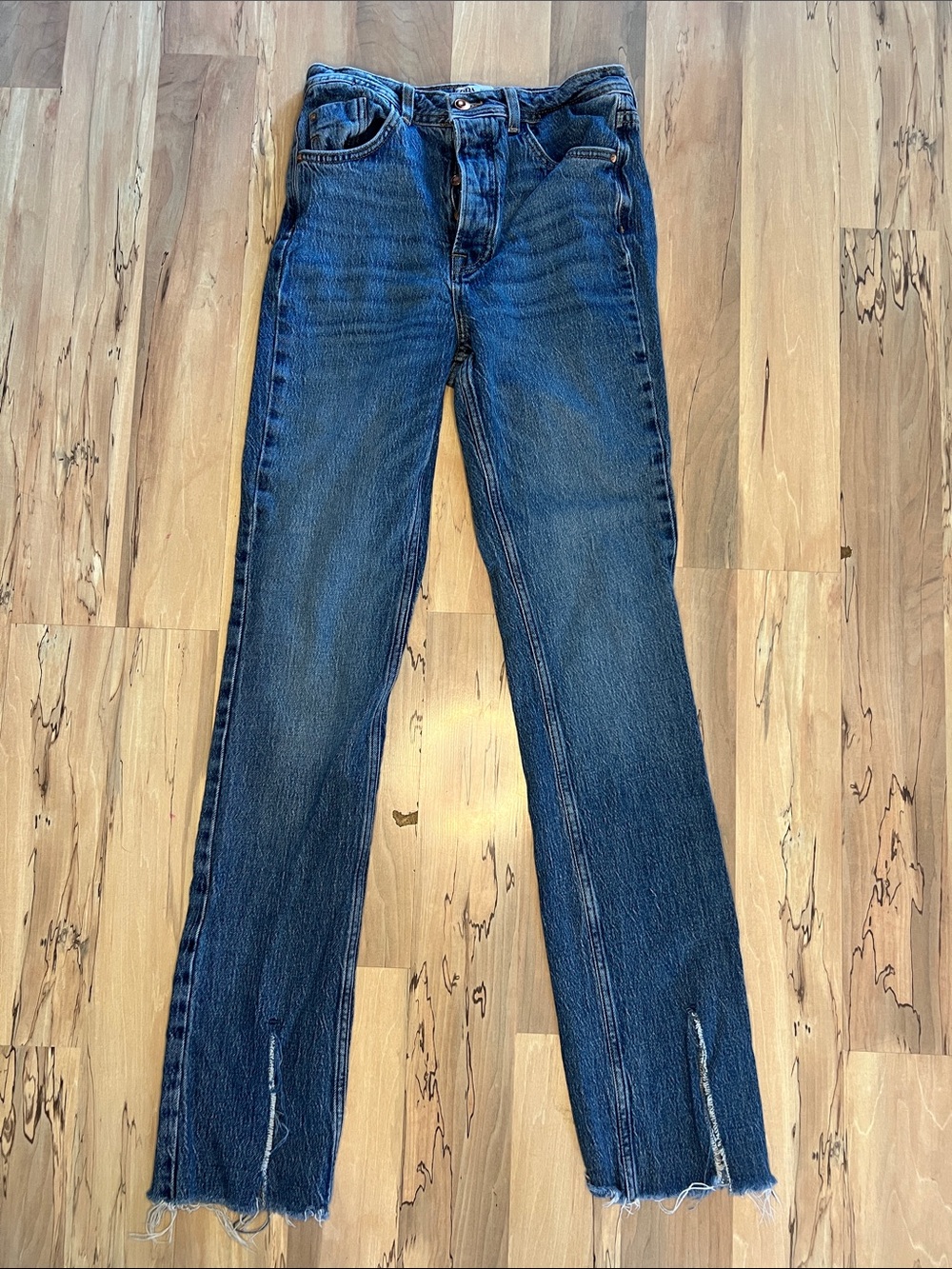 Zara Bootcut Jeans with Raw Hem